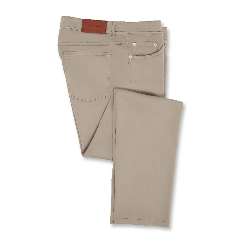 Online Deal Sateen 5 Pocket Chino, Khaki