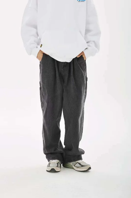 Special Savings Unisex Balloon Jeans In Black