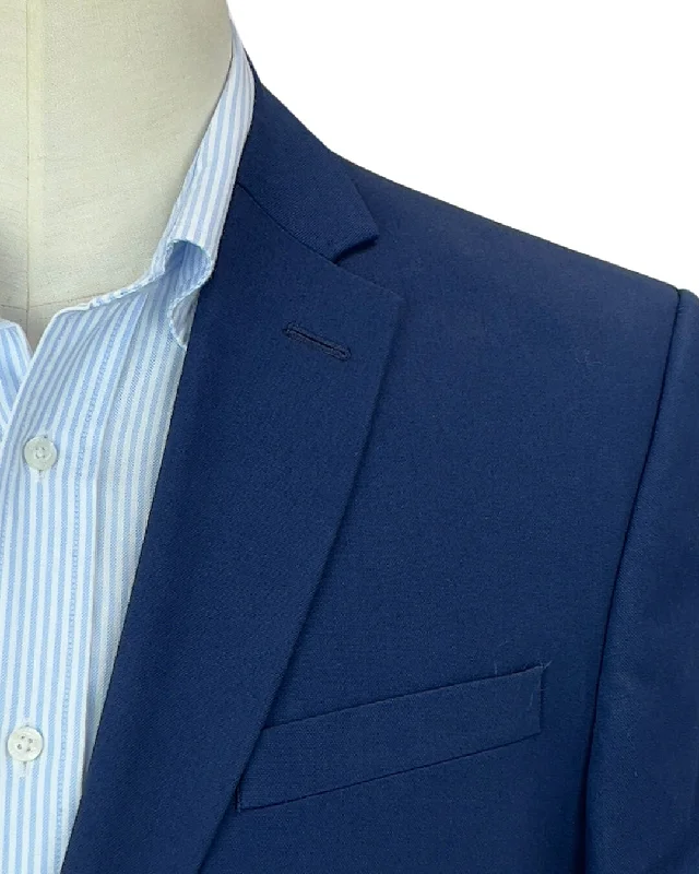 Now or Never Navy Classic Plain Jacket