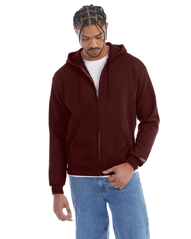 Season Finale Sale Champion EcoSmart Full-Zip Hoodie | Maroon