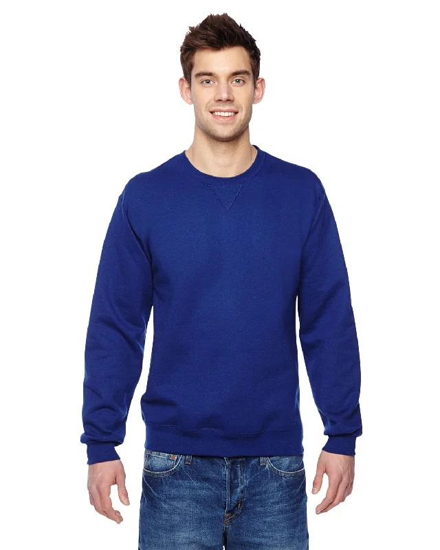 Weekend Special Fruit of the Loom Sofspun Crewneck Sweatshirt | Admiral Blue
