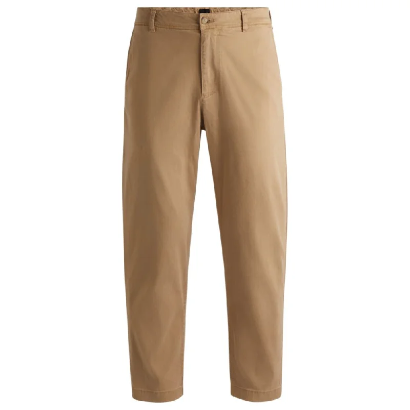 Can't Miss Tapered-fit regular-rise trousers in stretch twill