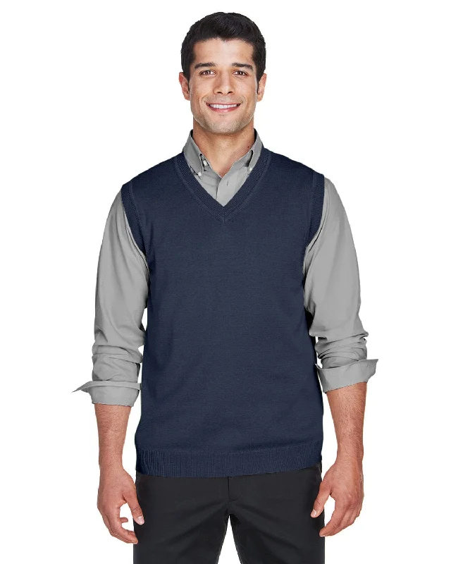 Discount Deals Devon & Jones V-Neck Vest | Navy