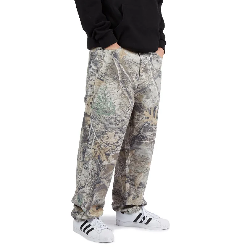 Crazy Deals CCS Baggy Taper Denim Jeans - Realtree Faded Edge