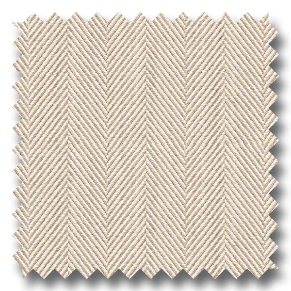 Price Drop Brown Herringbone Twill - Custom Dress Shirt