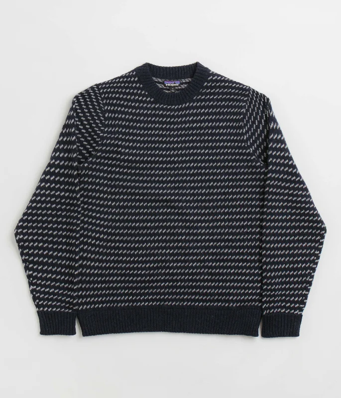 Act Now Patagonia Recycled Wool Sweatshirt - Classic Navy
