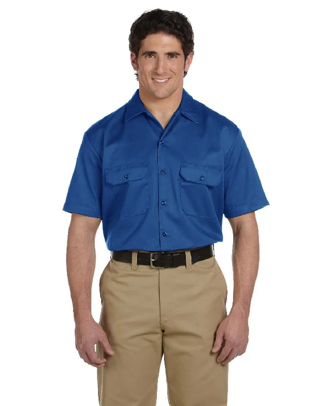 Unbeatable Prices Dickies Short Sleeve Work Shirt | Royal Blue