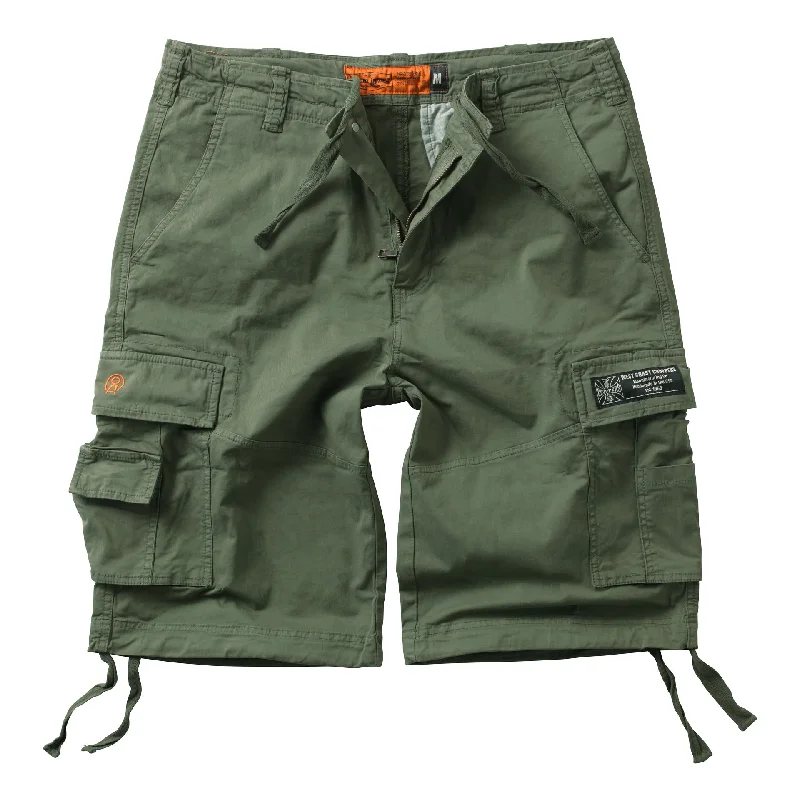Huge Discounts WCC CFL CARGO SHORTS - VINTAGE OLIVE GREEN