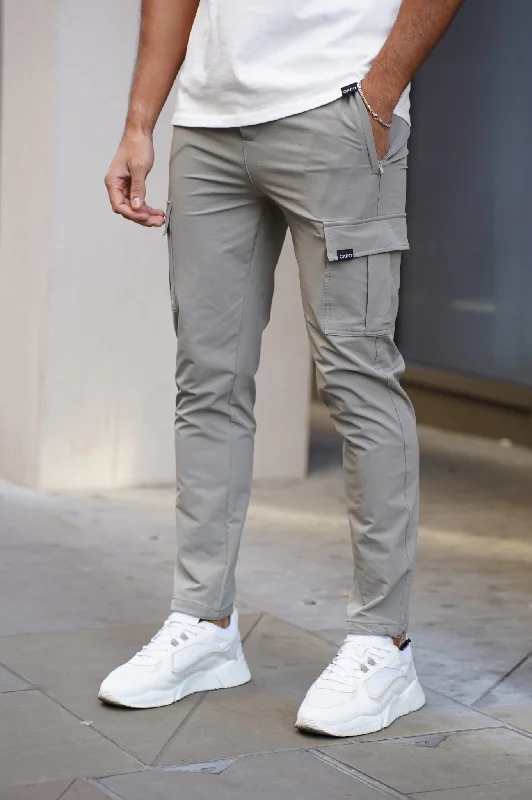 Cash Savings Capo UTILITY Cargo Pant Toggle V2 - Light Grey