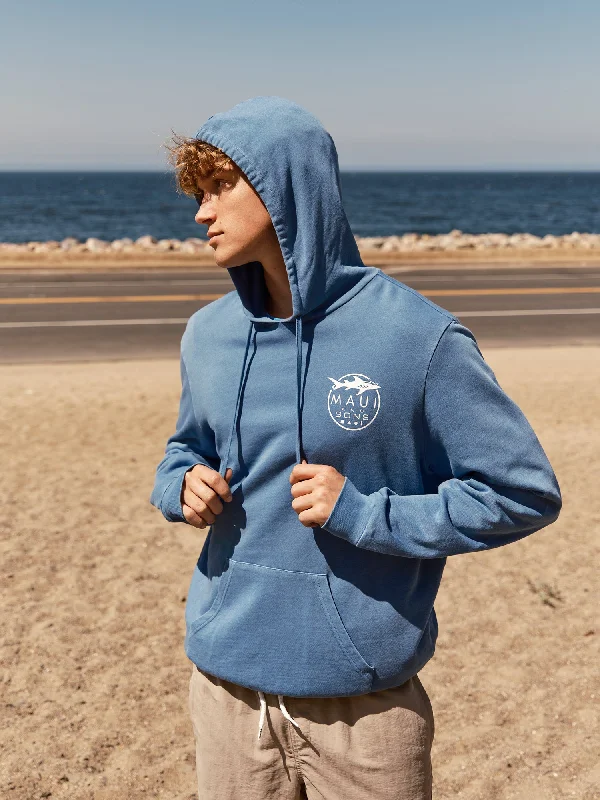 Weekend Discounts You Deserve 100% Cotton Terry Shark Logo Unisex Hoodie