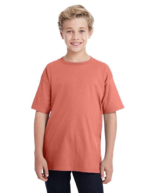 Weekend Sale: Don't Miss Out Anvil Youth Fashion Fit T-Shirt | Terracotta