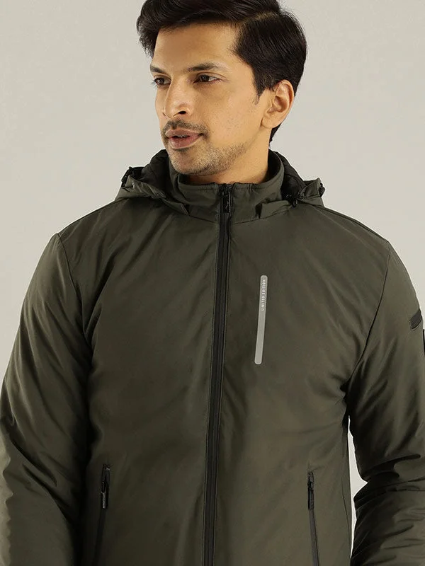 Weekend Offers That Thrill Men Solid Full Sleeve Biker Jacket
