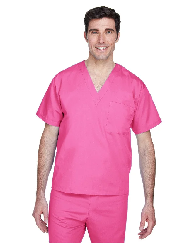 Limited Offer Harriton Adult Scrub Top | Charity Pink