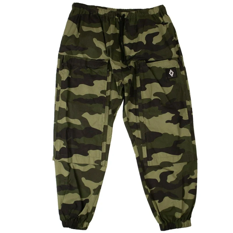 Deal Dash Marcelo Burlon Camouflage Print Track Pants - Green