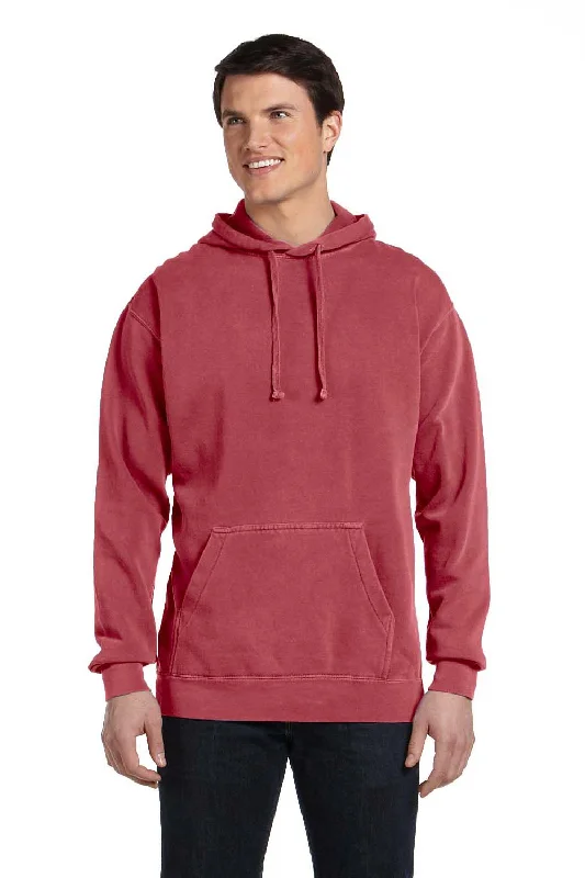 Special Buy Comfort Colors Mens Hooded Sweatshirt Hoodie w/ Pouch Pocket - Crimson Red Special Buy Comfort Colors Mens Hooded Sweatshirt Hoodie w/ Pouch Pocket - Crimson Red