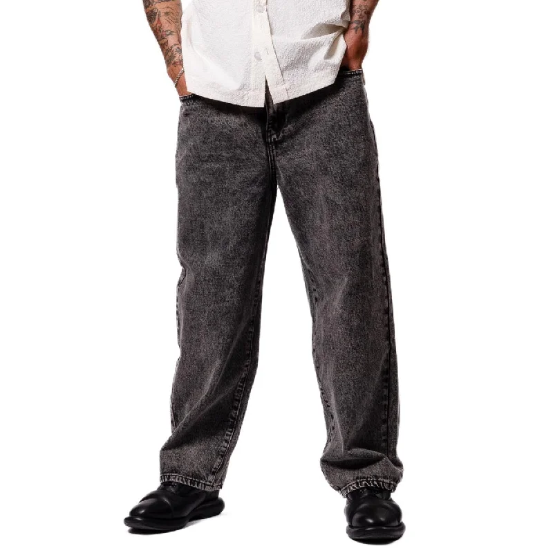 New Deal Hoddle 16oz Ranger Jeans - Black Acid