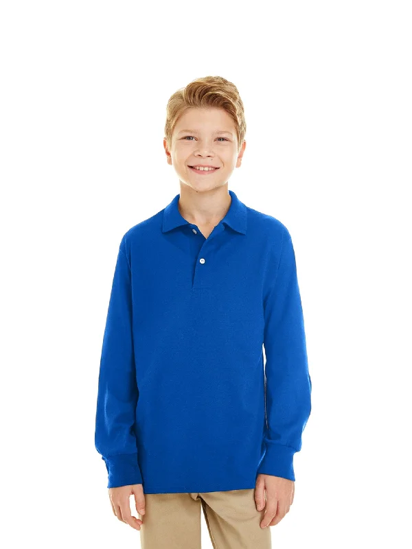 Special Buy Jerzees Youth Long Sleeve Polo Shirt