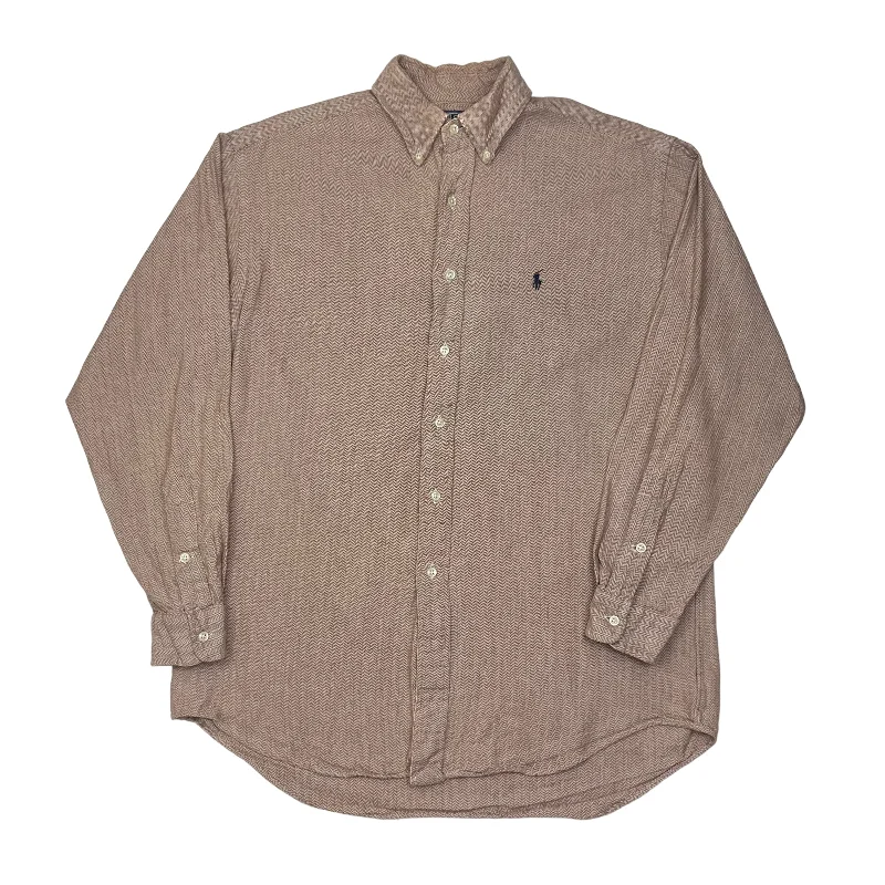 Weekend Bargains Await You Ralph Lauren Patterned Long Sleeve Shirt