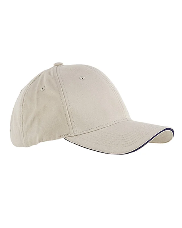 Deal Alert Big Accessories Sandwich Bill Baseball Cap | Stone/ Navy