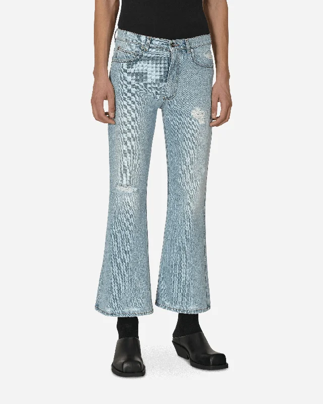 Weekend Bargains to Grab Distressed Denim Pants Blue