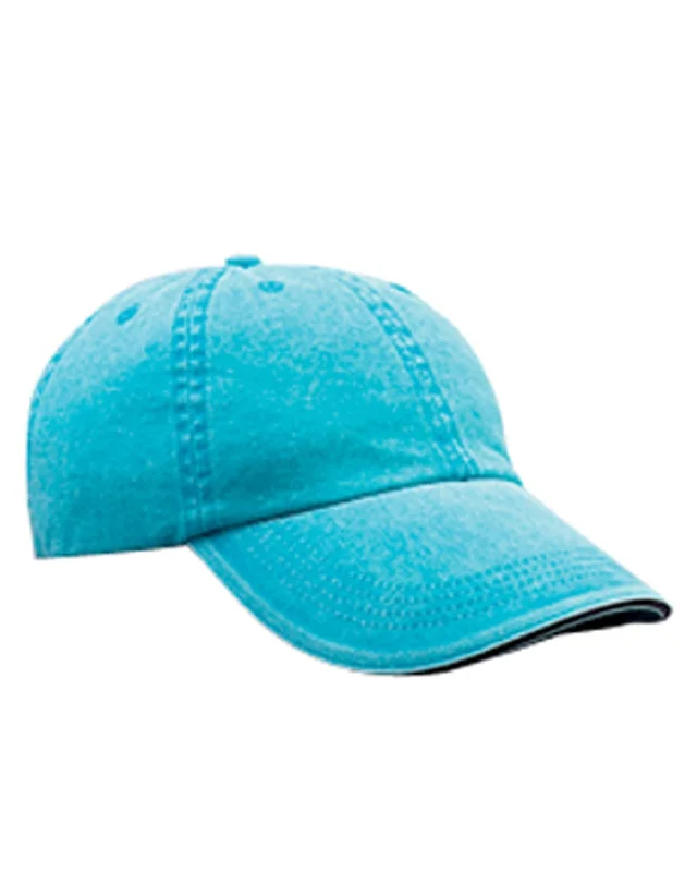 Weekend Bargains to Cherish Anvil Low-Profile Pigment-Dyed Twill Cap | Aqua