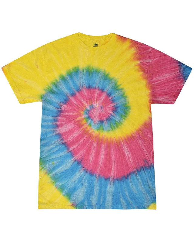 Weekend Discounts to Delight Tie-Dye Youth 100% Cotton Tie-Dyed T-Shirt | Sunshine