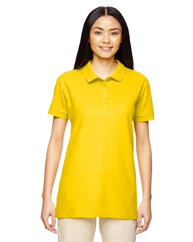 Best Deals Gildan Premium Cotton Ladies Double Pique Polo Shirt | Daisy