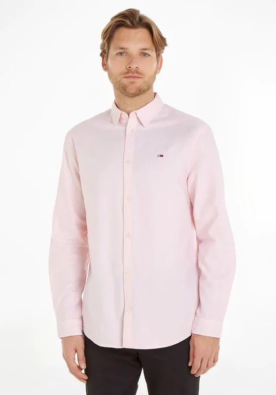 Friends and Family Sale Tommy Jeans Classic Oxford Shirt, Aloha Pink