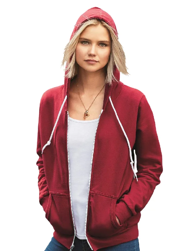 Weekend Savings Bonanza Anvil Ladies Combed Ringspun Fashion Full-Zip Hoodie