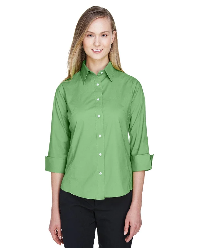 Must-Have Deals Devon & Jones Ladies Stretch Poplin Blouse | Lime
