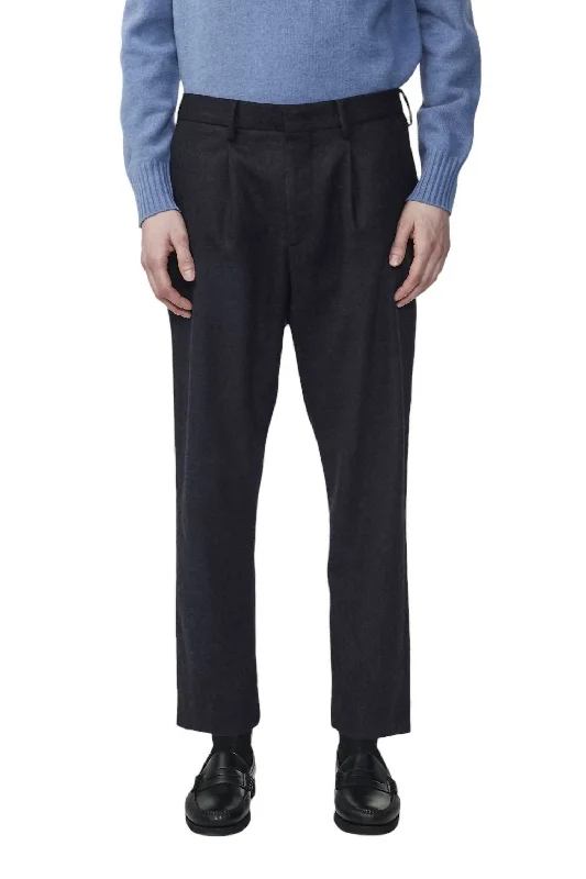 Huge Discounts Tapered Leg Trouser In Navy