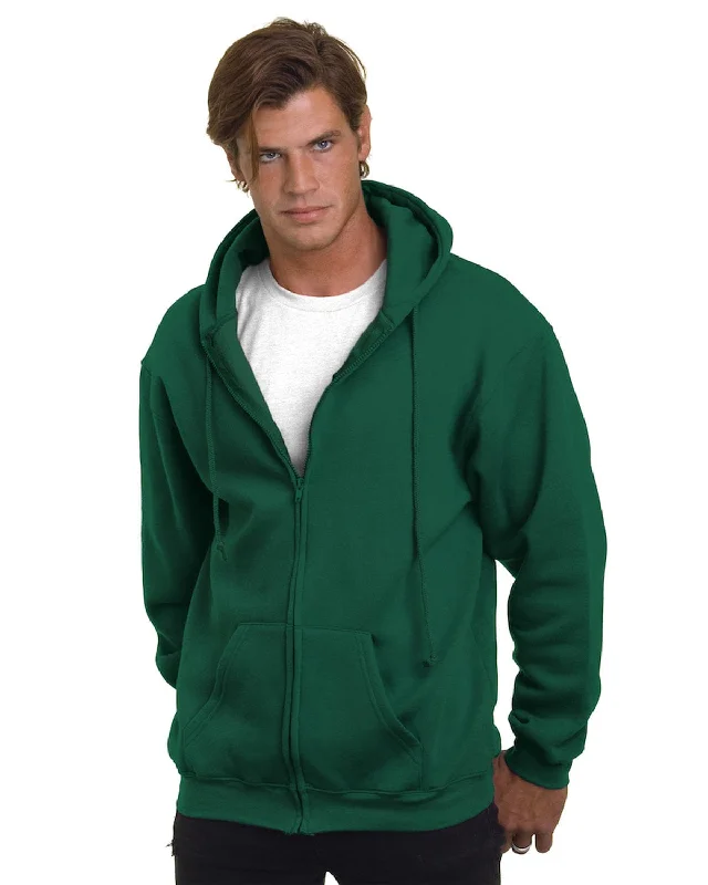 Big Savings Bayside USA Made Hooded Full-Zip Fleece | Hunter Green