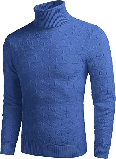 Lowest Price Stylish Slim Fit Turtleneck Pullover Sweater (US Only)
