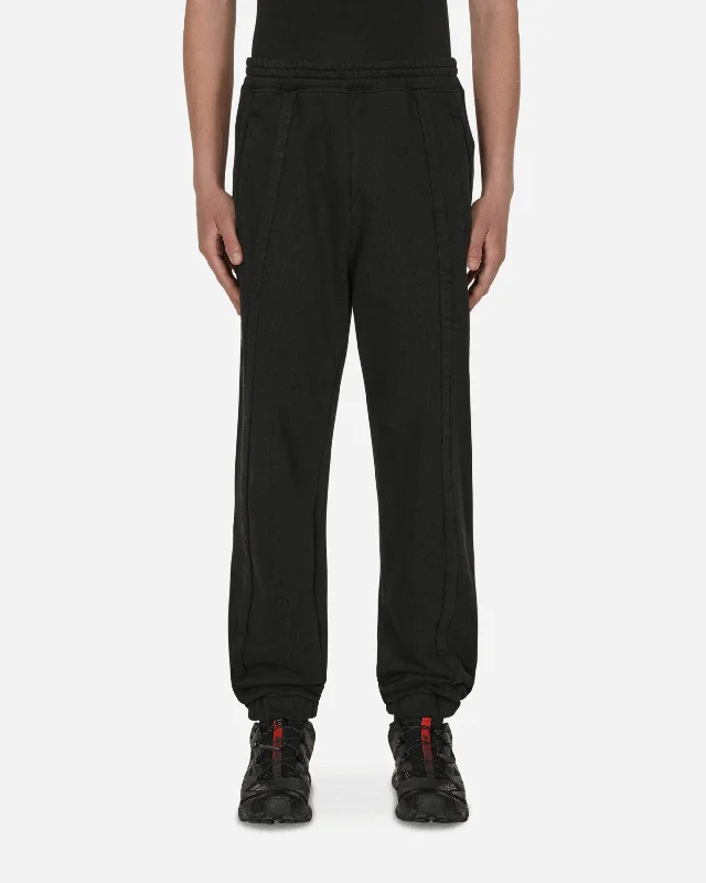 Special Price Panel Basic Sweatpants Black