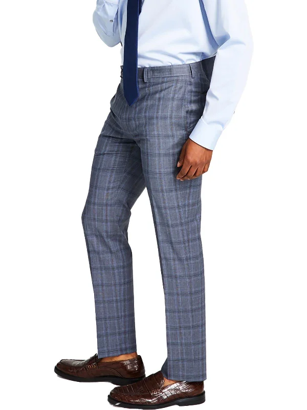 Weekend Discounts to Savor Mens Wool Slim Fit Trouser Pants