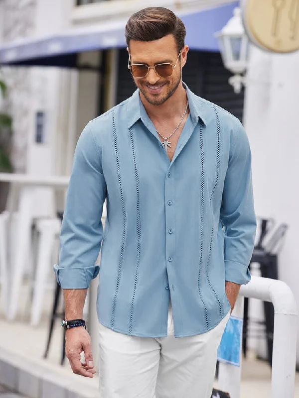 Weekend Deal Casual Long Sleeve Button Down Shirt (US Only)