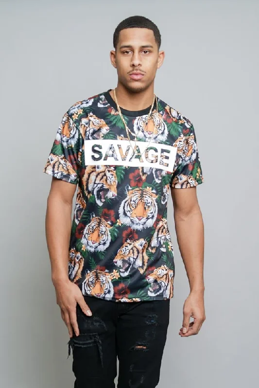 TIME-Limited Offer 3D Savage Tiger Print T-Shirt