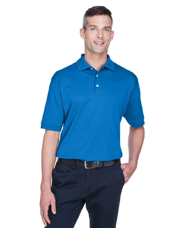Weekend Price Cuts Galore Devon & Jones Perfect Pima Interlock Polo Shirt | French Blue