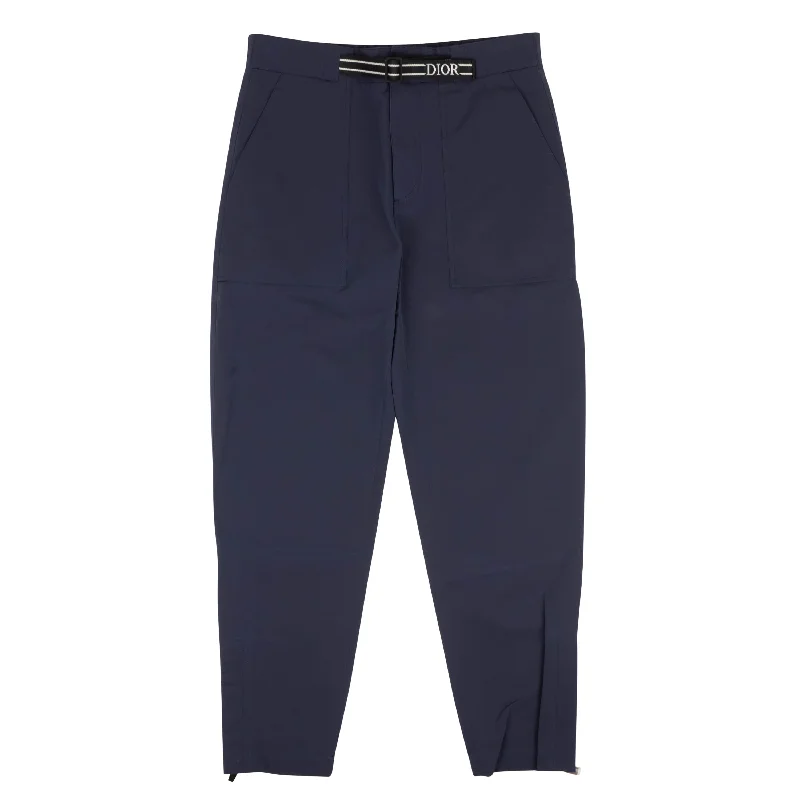Discount Deals Navy Blue Logo Belt Ski Pants