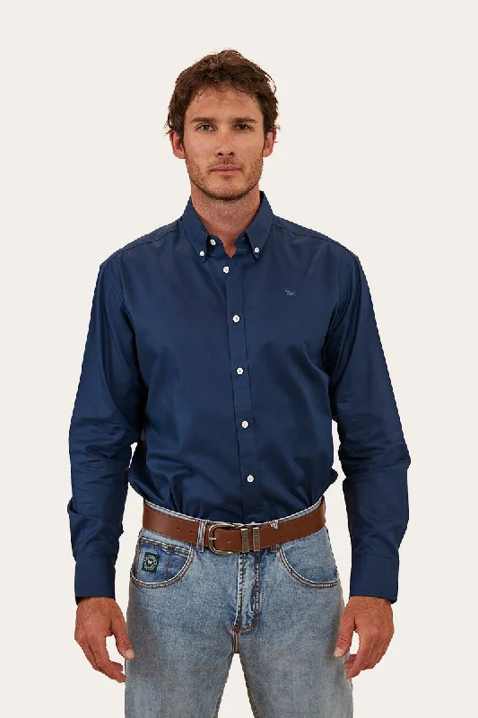 Don’t Miss Out Homestead Mens Dress Shirt - Navy
