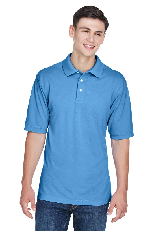 Buy Now Harriton Mens Easy Blend Wrinkle Resistant Short Sleeve Polo Shirt - Nautical Blue Buy Now Harriton Mens Easy Blend Wrinkle Resistant Short Sleeve Polo Shirt - Nautical Blue