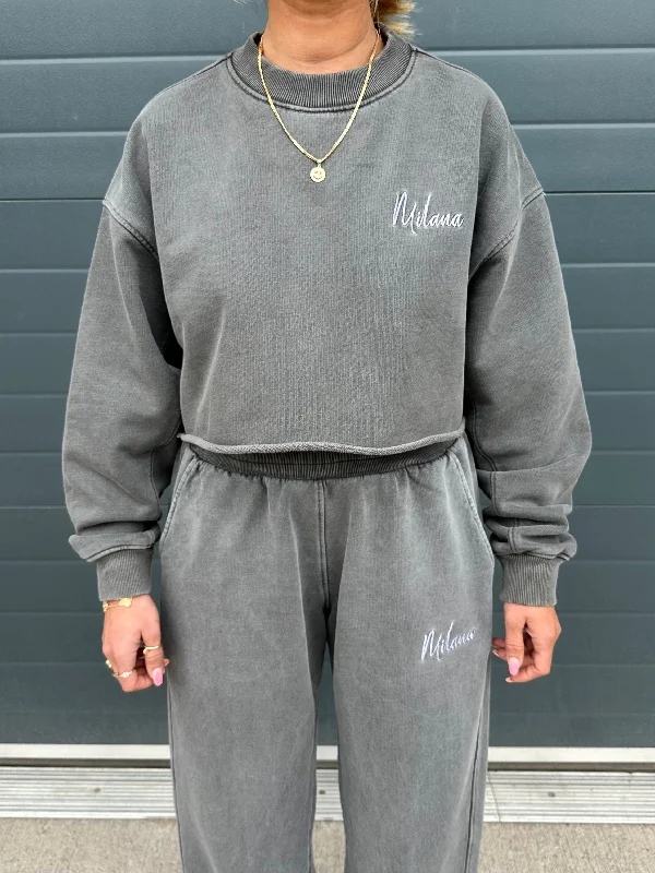 Today Only charcoal-essential-cropped-sweatshirt