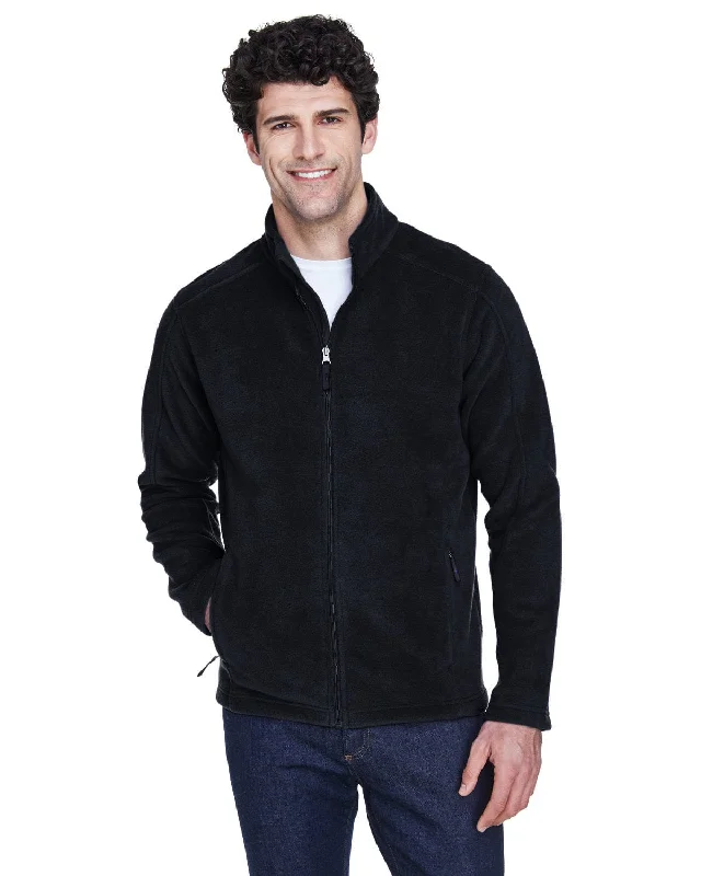 Bargain Prices Core 365 Journey Mens Tall Full-Zip Fleece Jacket | Black