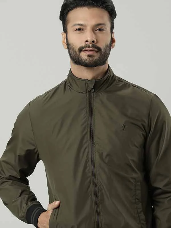 Weekend Bargains to Celebrate Men Solid Full Sleeve Bomber Jacket