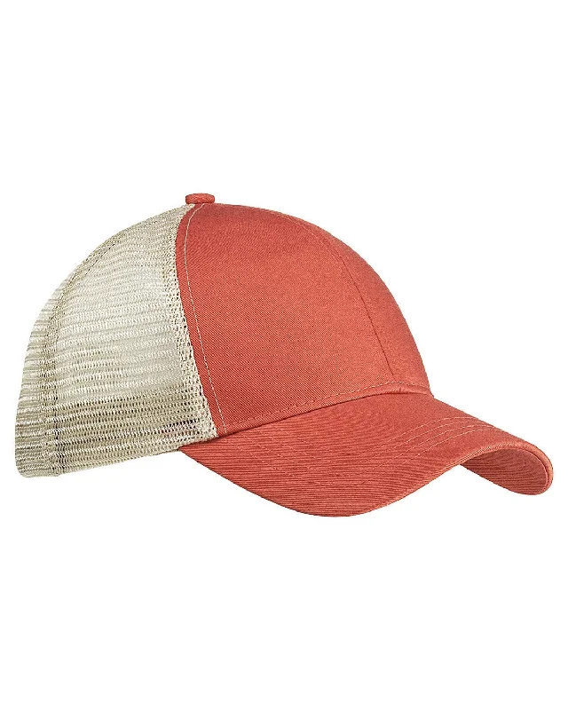Savings Galore Econscious Eco Trucker Organic/Recycled Cap | Orng Poppy/ Oyst