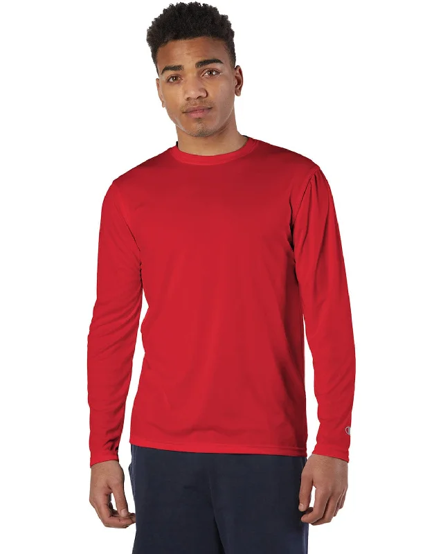 Markdown Madness Champion Double Dry Long Sleeve T-Shirt | Scarlet