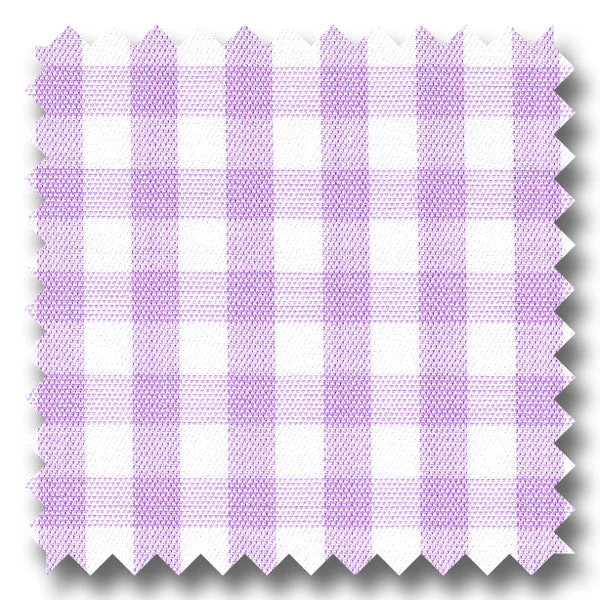 Crazy Deal Lavender Check 200 2Ply Broadcloth - Custom Dress Shirt