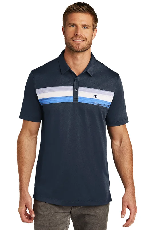 Today Only TravisMathew Mens Cabana Moisture Wicking Short Sleeve Polo Shirt - Blue Nights Today Only TravisMathew Mens Cabana Moisture Wicking Short Sleeve Polo Shirt - Blue Nights