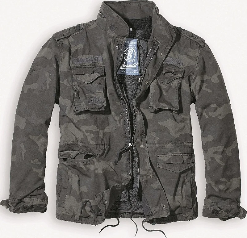 Lowest Price Brandit M65 Giant Military Parka Jacket US Army Combat Zip Fleece Warm Winter