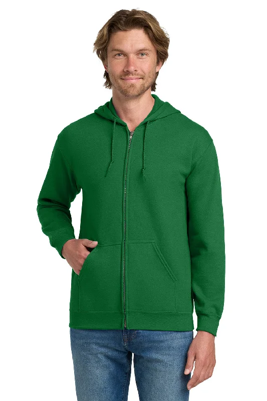 Great Deals Gildan Mens Pill Resistant Full Zip Hooded Sweatshirt Hoodie w/ Pockets - Irish Green Great Deals Gildan Mens Pill Resistant Full Zip Hooded Sweatshirt Hoodie w/ Pockets - Irish Green